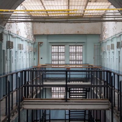 Real prison wing at Shepton Mallet Prison