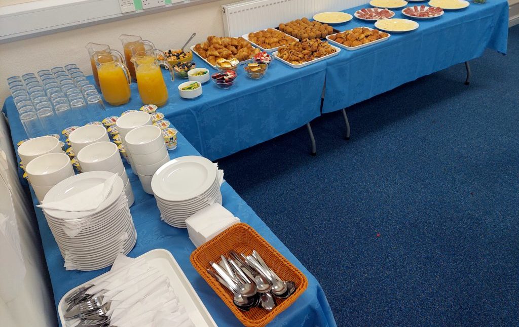 Peterhead Catering Facilities. A selection of Buffett Food.