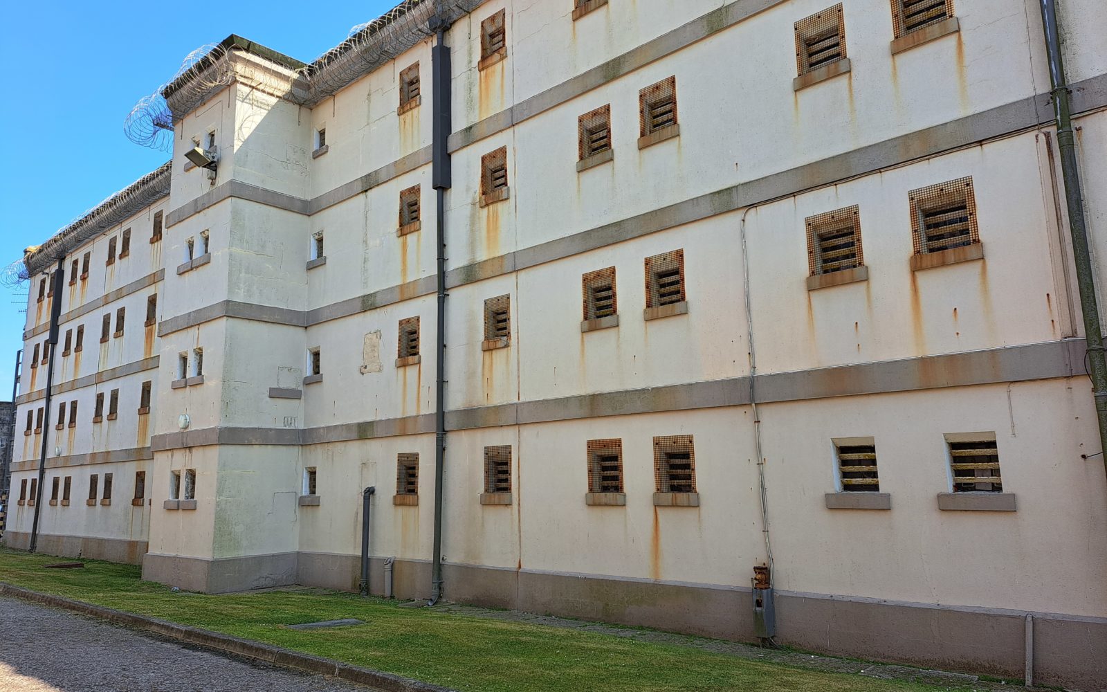 The exterior of Peterhead Prison