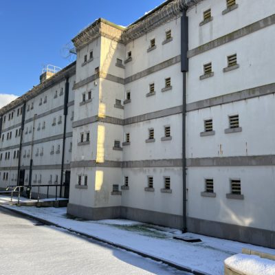 The exterior of Peterhead Prison