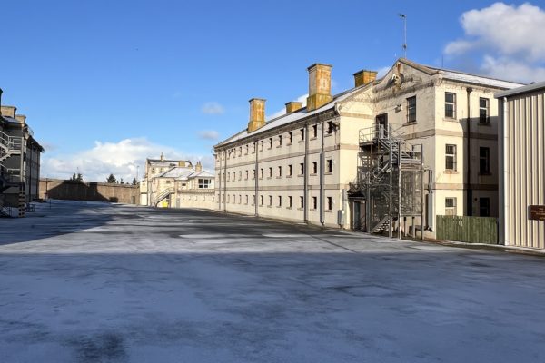 The exterior of Peterhead Prison