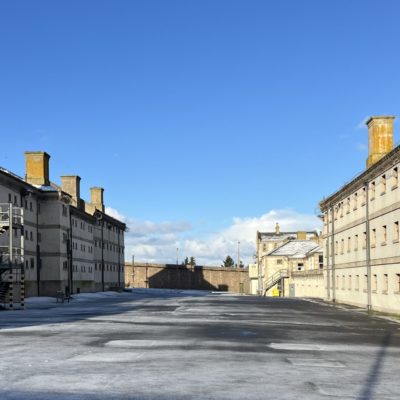 The exterior of Peterhead Prison