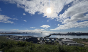 The harbour next to Peterhead Prison