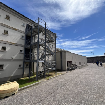 The exterior of Peterhead Prison