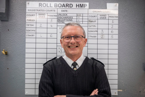 An officer at Peterhead Prison