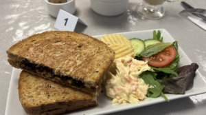 locally sourced food at the Refuge Cafe, located at Peterhead Prison Museum